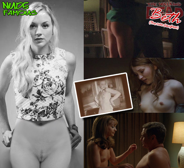 Beth Emily Kinney naked topless tits Walking Dead nude